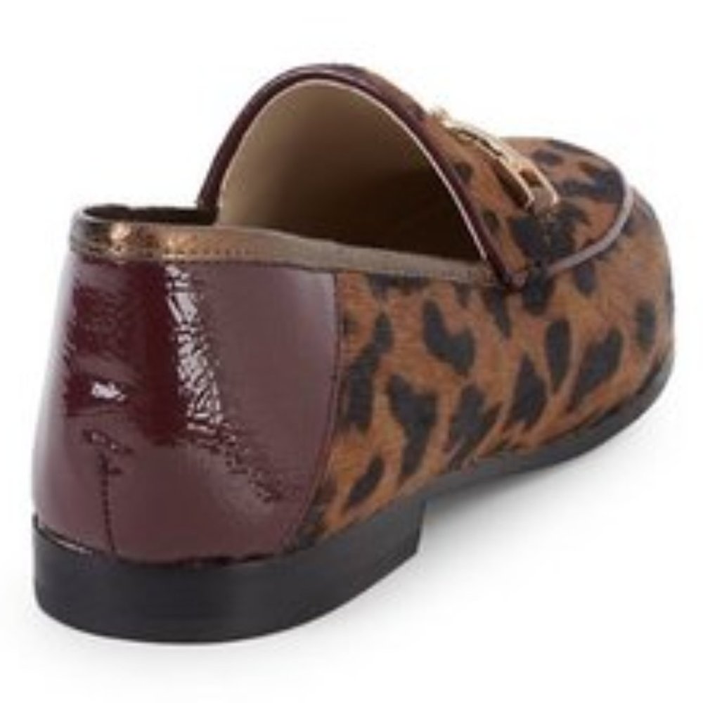 Sam Edelman NWT Loraine Calf Hair Cheetah Loafers - Picture 3 of 11